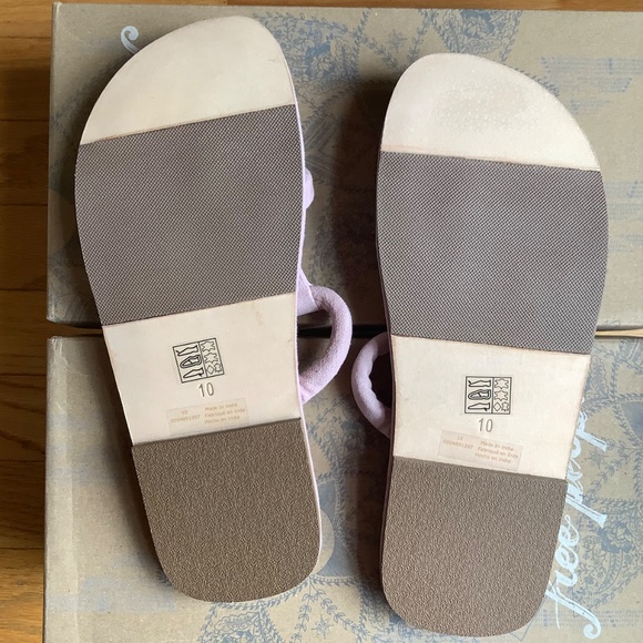 Free People Hadden Suede Slide Sandal Thistle Pink SZ 10 - Picture 11 of 13